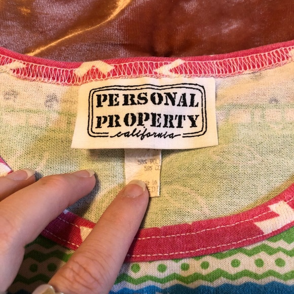 Vintage Personal Property Crop Top - Picture 4 of 7